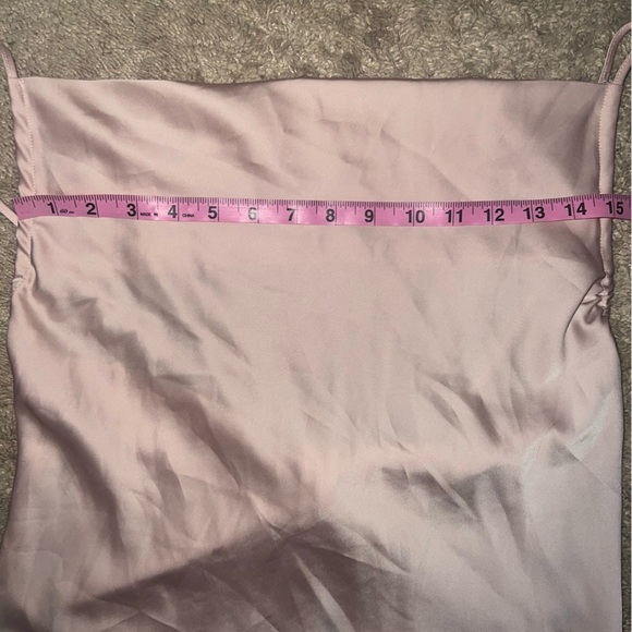 Forever 21 Slip Dress Pink Shimmery Size Medium - Picture 4 of 11